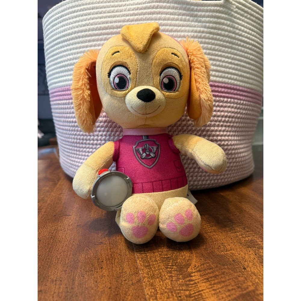Paw Patrol Skye Snuggle Up Pup Plush Flashlight Sounds Spin Master